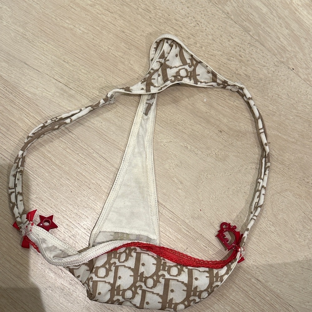 Christian Dior hardcore vintage Lingerie set 32b small thong Rare! - Picture 8 of 9